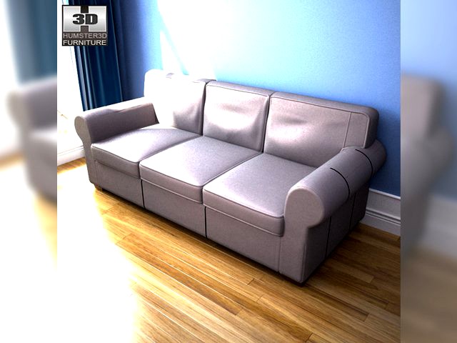 IKEA EKTORP threeseat sofa 3D Model