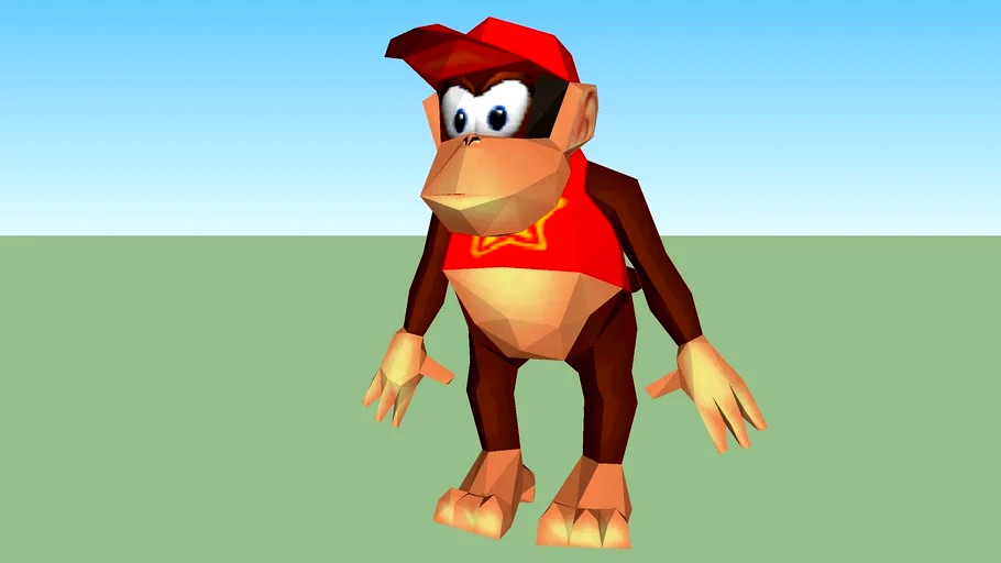 Donkey Kong 64 - Diddy Kong