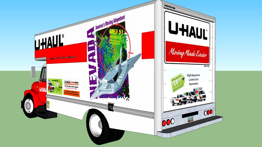 20 Ft U HAUL Truck 3d Model 20-ft-u-haul-truck-3d-model