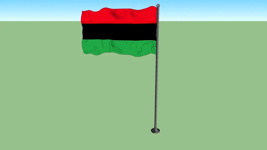 Libyan protesters flag
