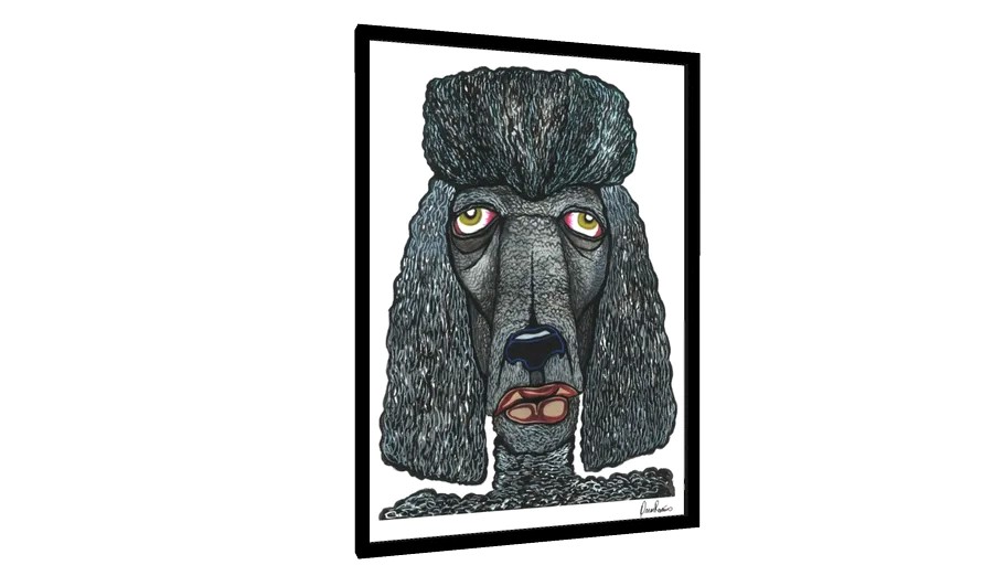 Quadro Poodle - Galeria9, por Omar Rosario