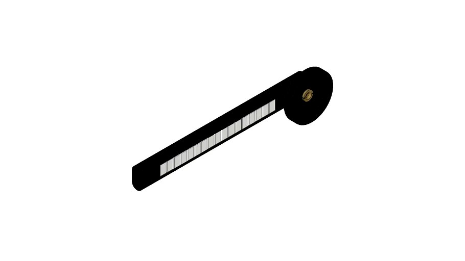 Minimalist Yakata Linear Sconce in Blackened Brass