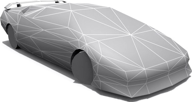 Lamborghini Diablo VT Base 3D Model