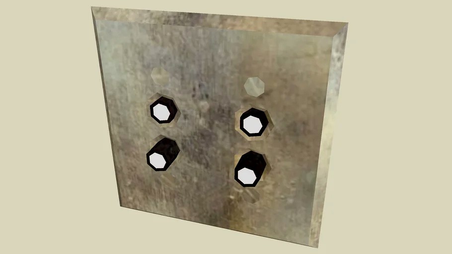 Push-Button Light Switch (2 Gang)