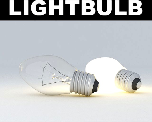 Lightbulb Egg 3D Model