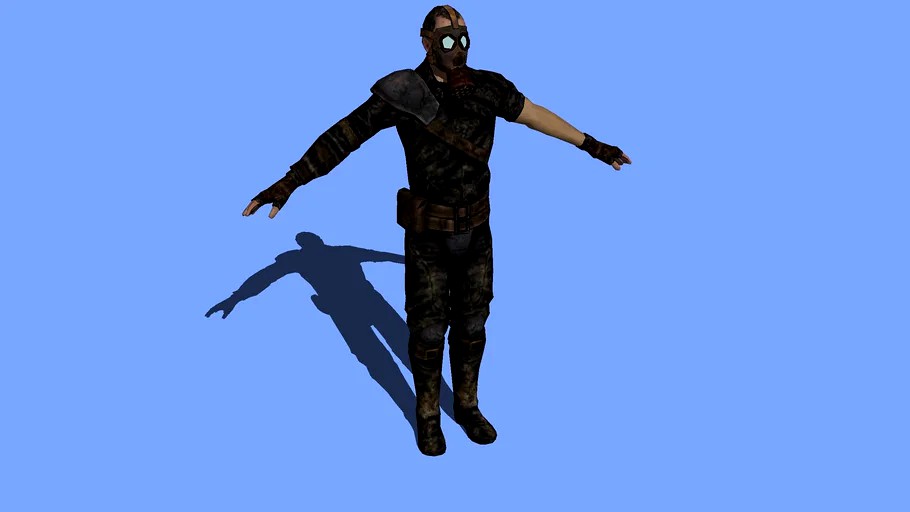 Fallout Raider (low poly)