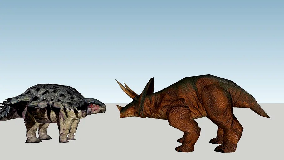 triceratops vs ankylosaurus