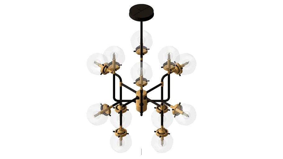 Restoration Hardware Bistro 12 Light