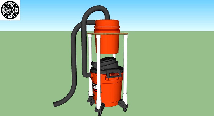 Dust Collection System with Ridgid Shop Vac and Dustopper