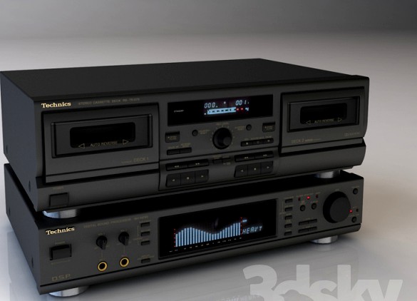 cassette deck and sound processor