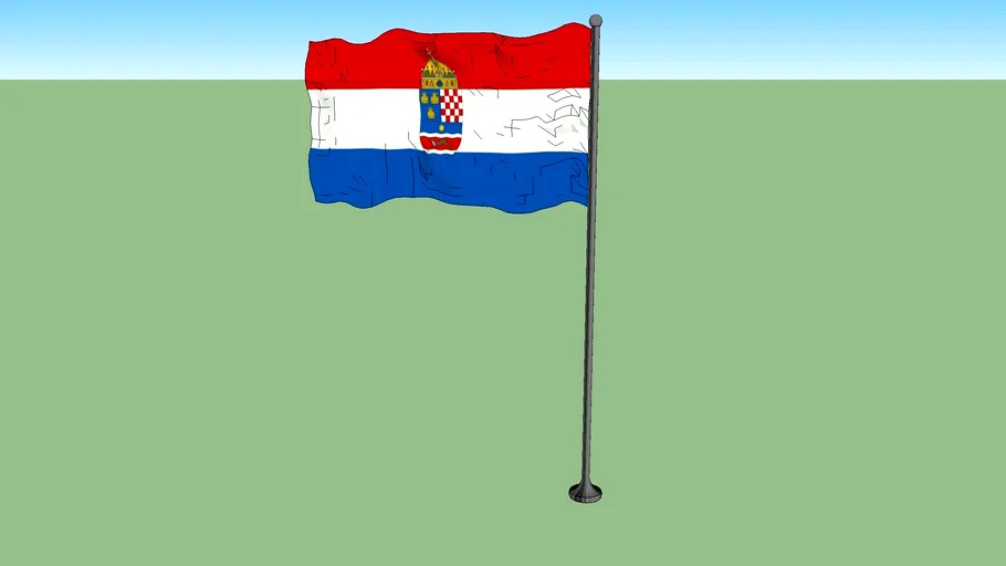 Flag of the Kingdom of Croatia and Slavonia (1868-1918)