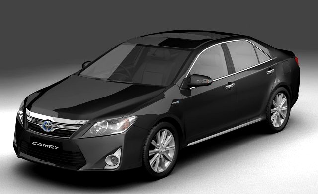 Toyota Camry Hybrid Asian 2012 3D Model
