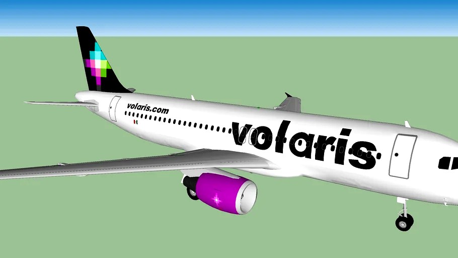 Airbus A320 Volaris Púrpura