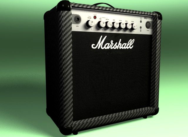 Download free Marshall MG15RCF Amplifier 3D Model