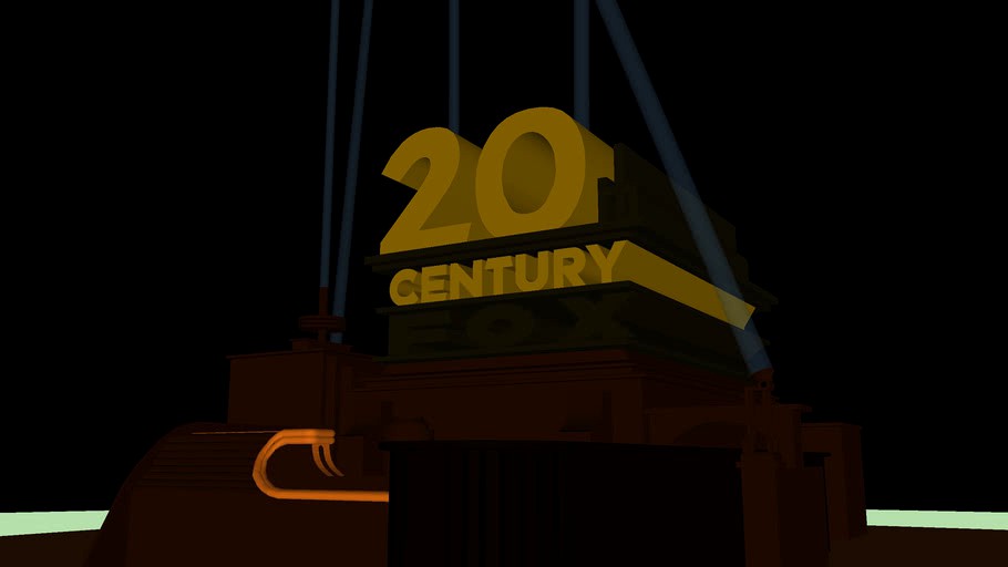 20th Century Fox 1994 Logo Remake 4 3d Model