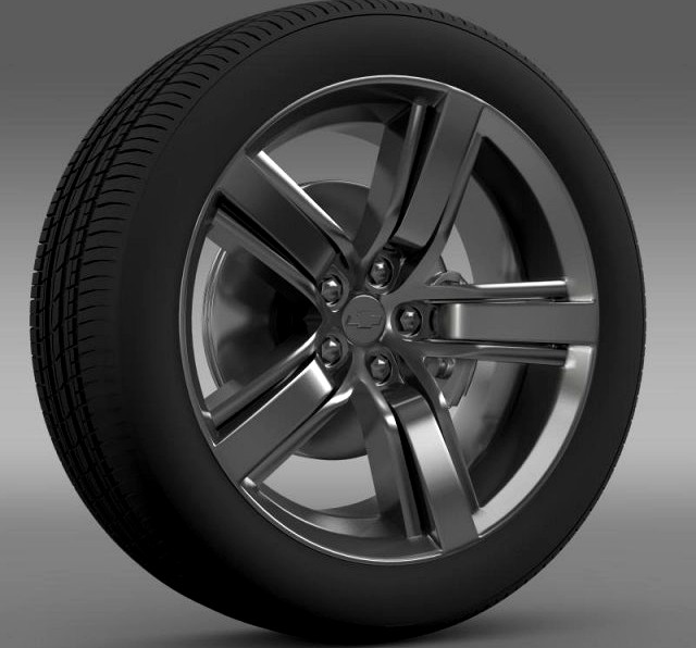 ChevroletCamaroLS72008wheel 3D Model