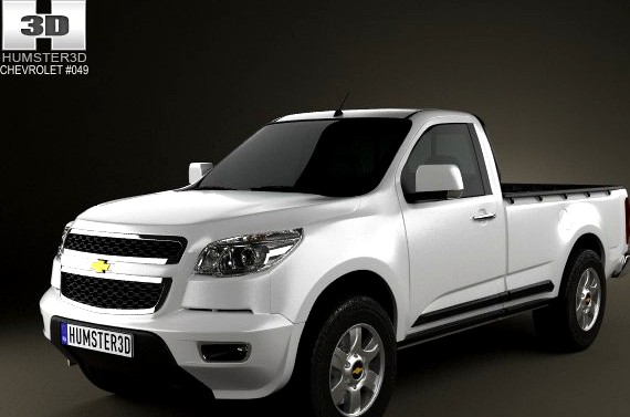 Chevrolet Colorado S10 Regular Cab 2013 3D Model