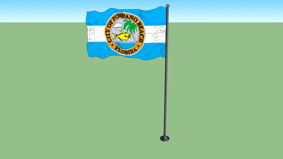 Flag of Pompano Beach