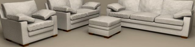 Maxime Due collection by Flexform 3D Model