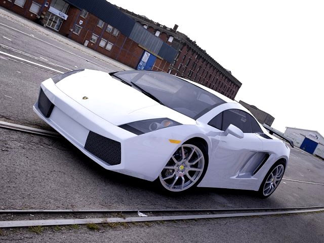Lamborghini Gallardo white 3D Model