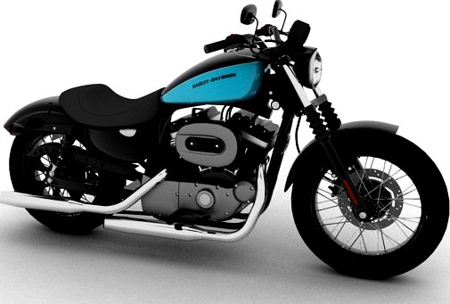 HarleyDavidson XL1200 Sportster Nightster 2012 3D Model