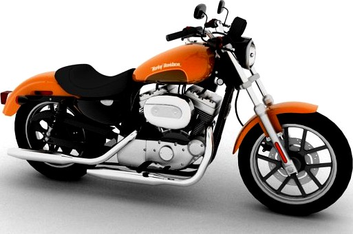 HarleyDavidson XL1200 Sportster SuperLow 2013 3D Model