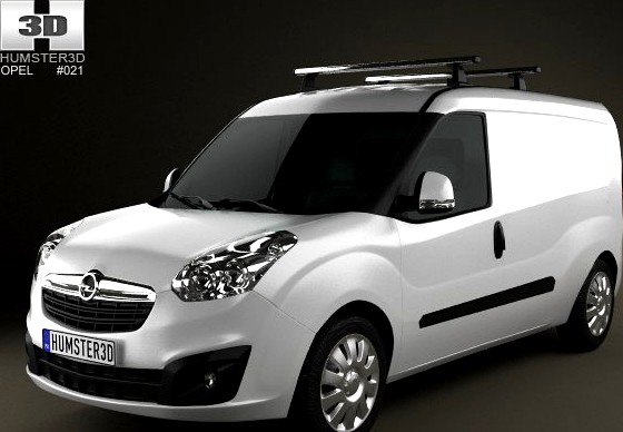 Opel Combo D Panel Van L2H1 2012 3D Model
