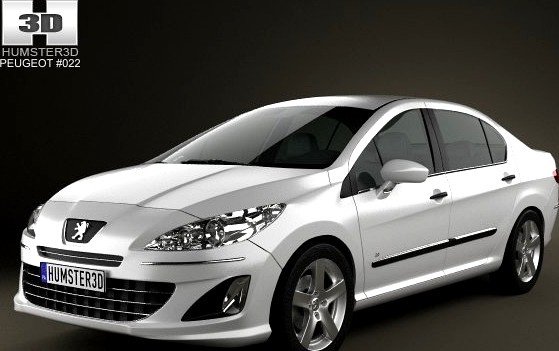 Peugeot 408 2012 3D Model