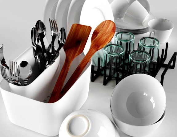 Crockery for 4 persons