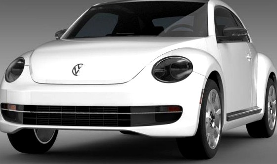 VW Beetle Design 2012 3D Model