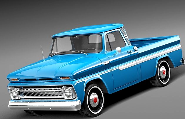 Chevrolet C10 1965 Pickup 3D Model