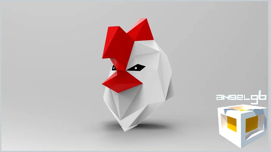 Pollo Low Poly