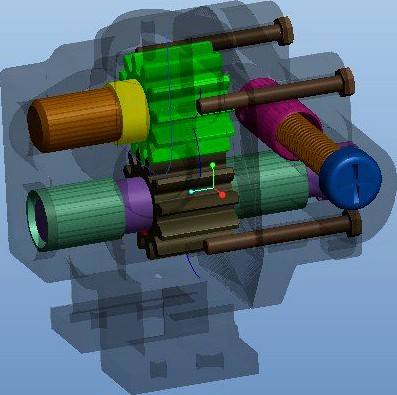 Gear assembly 3D Model