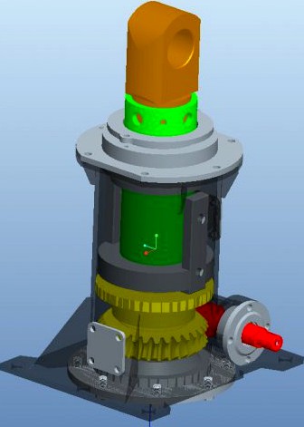 Rack and pinion jack 3D Model