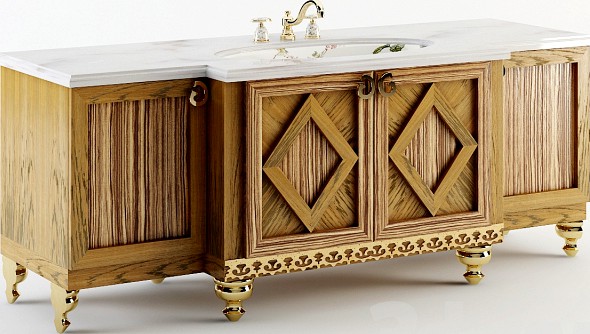 Classic Washstand + mixer Kohler