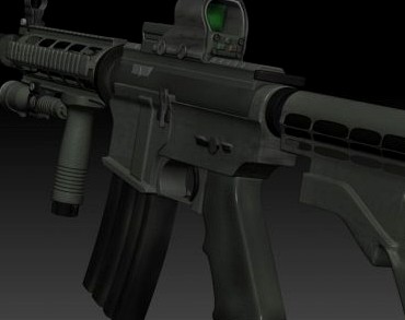 M4A1 Gun 3D Model