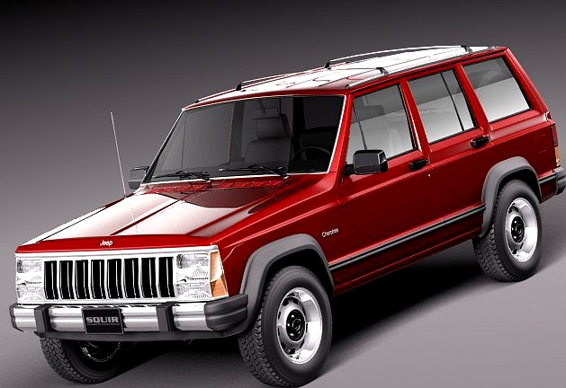 Jeep Cherokee 1984 to 1996 3D Model