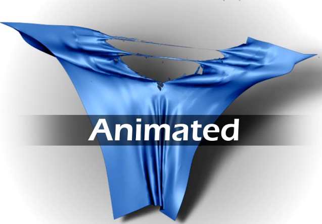 Torn Cloth 3D Model