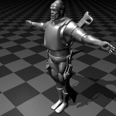 EvilSoldier 3D Model