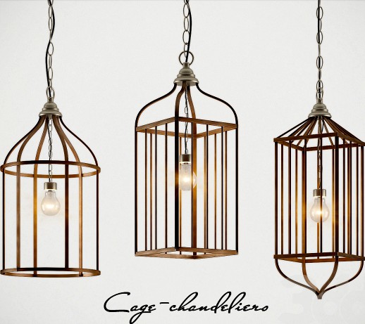 Cage-chandeliers