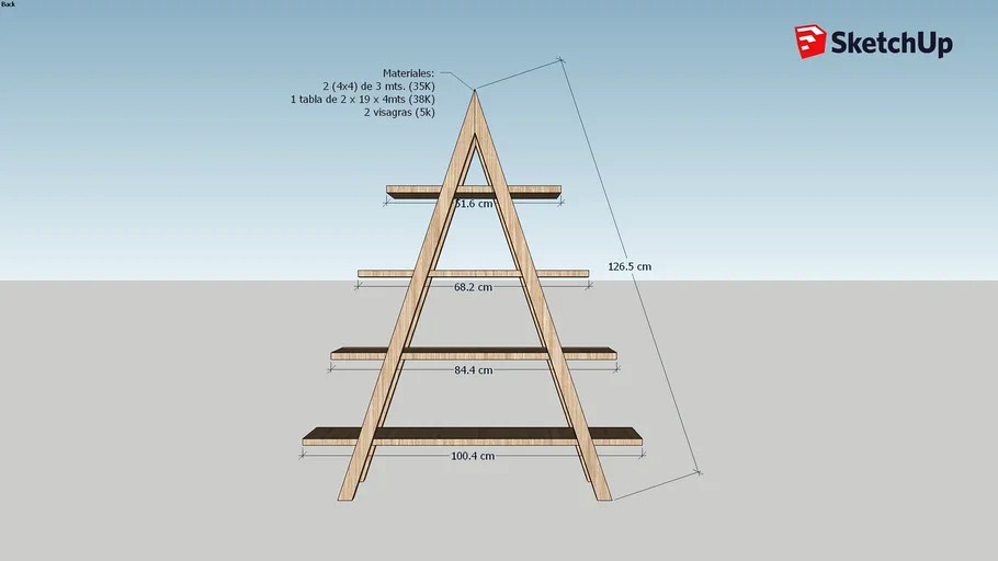 triangular gardening organizer - Soporte para materas