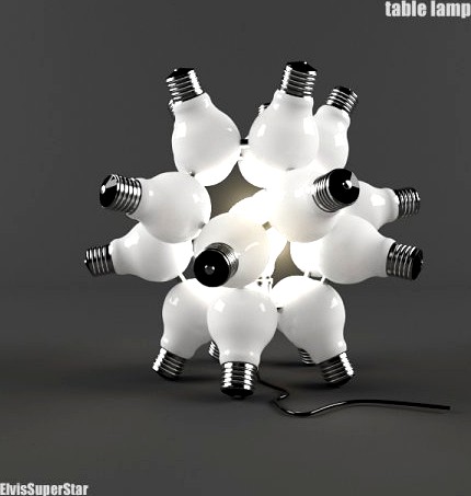 Table lamp 3D Model