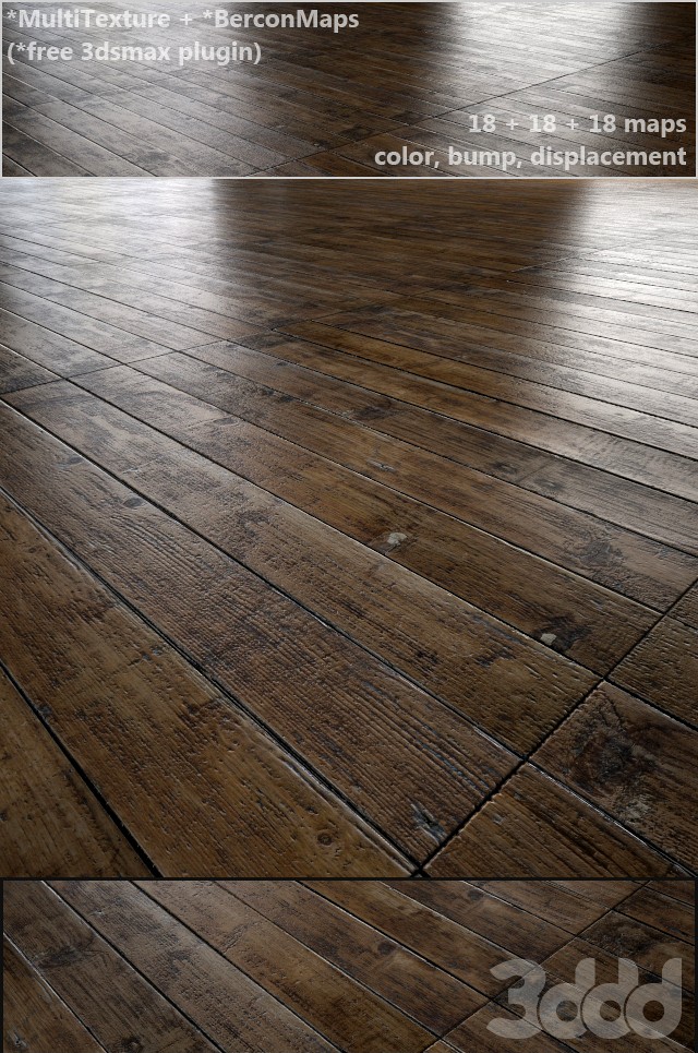 Antique oak parquet - MultiTexture