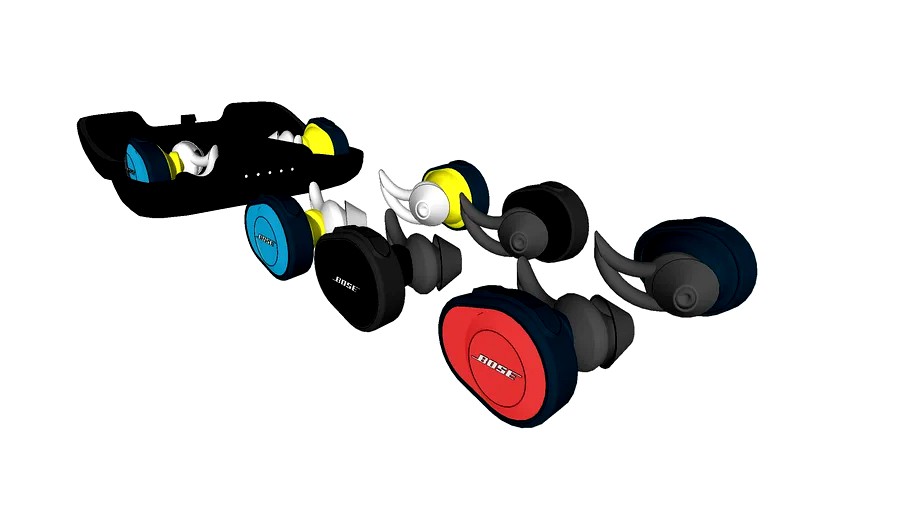 Bose SoundSport Free 3d model