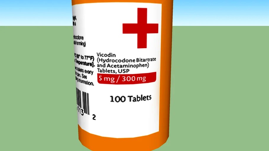 Vicodin bottle