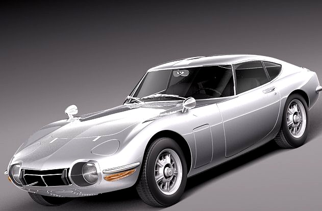 Toyota GT2000 1967 to 1970 3D Model