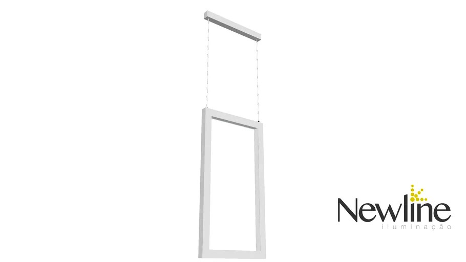 755LED - PENDENTE FIT RETANGULAR