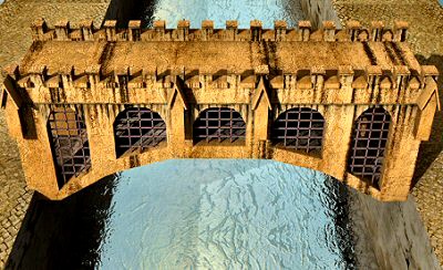 Medieval Bridge 2 3D Model