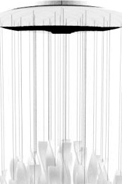 Axo lite aura suspension white 3D Model