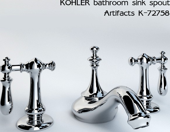 KOHLER bathroom sink spout Artifacts K-72758